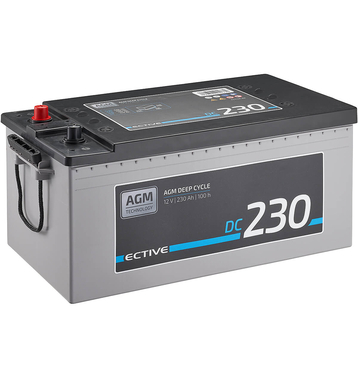 ECTIVE DC 230 AGM Deep Cycle 230Ah Versorgungsbatterie (USt-befreit nach 12 Abs.3 Nr. 1 S.1 UStG)